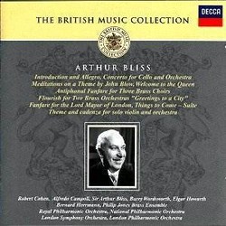 Bliss: Orchestral Works Soundtrack (Arthur Bliss) - Cartula