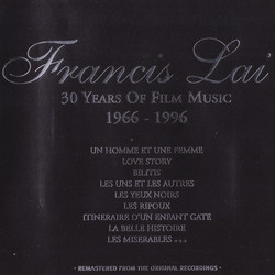 Francis Lai: 30 Ans de Musiques de Films 1966-1996 Soundtrack (Francis Lai) - Cartula