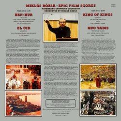 Miklos Rozsa Epic Film Scores Soundtrack (Mikls Rzsa) - CD Trasero