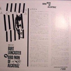 Birdman of Alcatraz Soundtrack (Elmer Bernstein) - CD Trasero