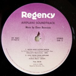 Airplane! Soundtrack (Various Artists, Elmer Bernstein, Bee Gees, Stephen Sondheim, Jule Styne, John Williams) - cd-cartula