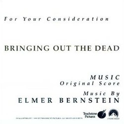 Bringing Out the Dead Soundtrack (Elmer Bernstein) - Cartula