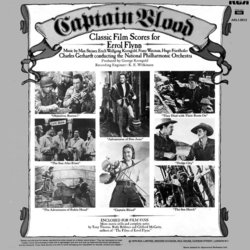 Captain Blood: Classic Film Scores for Errol Flynn Soundtrack (Hugo Friedhofer, Erich Wolfgang Korngold, Max Steiner, Franz Waxman) - CD Trasero