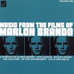 Music from the Films of Marlon Brando Volume one Soundtrack (Leonard Bernstein, Frank Loesser, Alex North, Mikls Rzsa, Leith Stevens) - Cartula