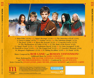 Merlin: Series Two Soundtrack (Rob Lane, Rohan Stevenson) - CD Trasero