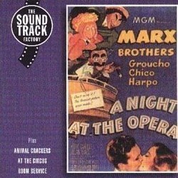 A Night at the Opera Soundtrack (Various Artists, Bert Kalmar, The Marx Brothers, Herbert Stothart, Franz Waxman, Roy Webb) - Cartula