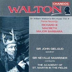 Sir William Waltons Filmmusic, Vol. 4 - Richard III - Macbeth - Major Barbara Soundtrack (William Walton) - Cartula
