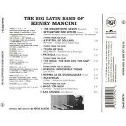 The Big Latin Band of Henry Mancini Soundtrack (Various Artists, Henry Mancini) - CD Trasero