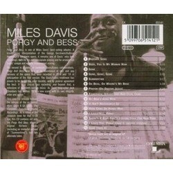 Miles Davis - Porgy and Bess Soundtrack (Miles Davis, George Gershwin) - CD Trasero
