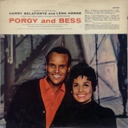 Porgy and Bess Soundtrack (Harry Belafonte, George Gershwin, Ira Gershwin, DuBose Heyward, Lena Horne) - CD Trasero