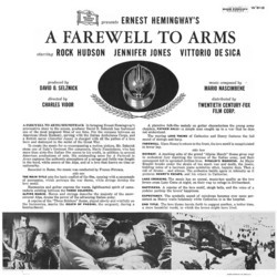 A Farewell to Arms Soundtrack (Mario Nascimbene) - CD Trasero