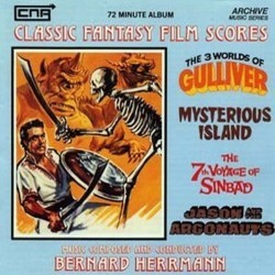 The 3 Worlds of Gulliver / Mysterious Island / The 7th Voyage of Sinbad / Jason and the Argonauts Soundtrack (Bernard Herrmann) - Cartula