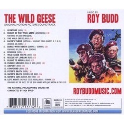 The Wild Geese Soundtrack (Roy Budd) - CD Trasero