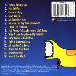 Yellow Submarine Soundtrack (The Beatles, George Harrison, John Lennon, George Martin, Paul McCartney) - CD Trasero