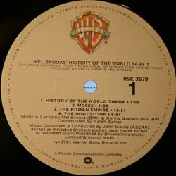 History of the World: Part I Soundtrack (John Morris) - cd-cartula