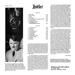 Hitler Soundtrack (Hans J. Salter) - CD Trasero