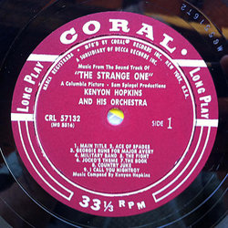 The Strange One Soundtrack (Kenyon Hopkins) - cd-cartula