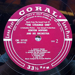 The Strange One Soundtrack (Kenyon Hopkins) - cd-cartula