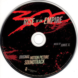 300: Rise of an Empire Soundtrack ( Junkie XL) - cd-cartula