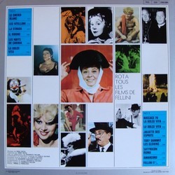 Rota: Toutes les Musiques de Film de Fellini Soundtrack (Nino Rota) - CD Trasero