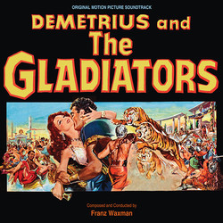 Demetrius and the Gladiators Soundtrack (Franz Waxman) - Cartula