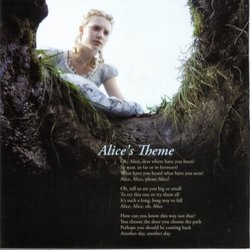 Alice in Wonderland Soundtrack (Danny Elfman) - cd-cartula