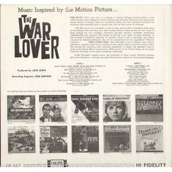 The War Lover Soundtrack (Richard Addinsell) - CD Trasero