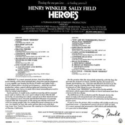 Heroes Soundtrack (Richard Hazard, Jack Nitzsche) - CD Trasero
