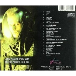 El Caballero del Dragn Soundtrack (Jos Nieto) - CD Trasero