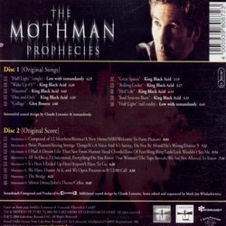 The Mothman Prophecies Soundtrack (Various Artists,  tomandandy) - CD Trasero