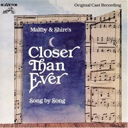Closer Than Ever Soundtrack (Richard Maltby,Jr., David Shire) - Cartula