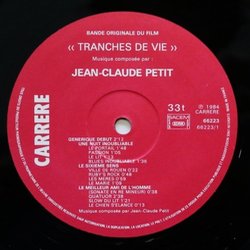 Tranches de vie Soundtrack (Jean-Claude Petit) - cd-cartula