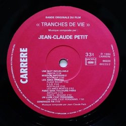 Tranches de vie Soundtrack (Jean-Claude Petit) - cd-cartula