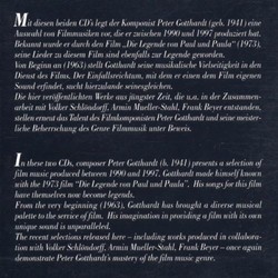 The Best of 1990-1997 - Peter Gotthardt Soundtrack (Peter Gotthardt) - CD Trasero