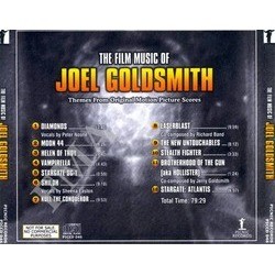 The Film Music of Joel Goldsmith Soundtrack (Joel Goldsmith) - CD Trasero