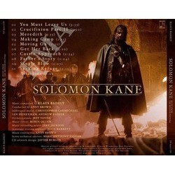 Solomon Kane Soundtrack (Klaus Badelt) - CD Trasero