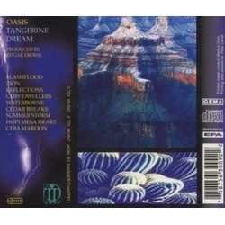 Oasis Soundtrack ( Tangerine Dream) - CD Trasero