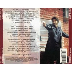 Carlito's Way Soundtrack (Patrick Doyle) - CD Trasero