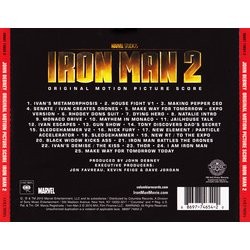 Iron Man 2 Soundtrack (John Debney) - CD Trasero