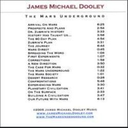The Mars Underground Soundtrack (James Michael Dooley) - CD Trasero