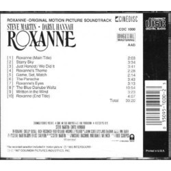 Roxanne Soundtrack (Bruce Smeaton) - CD Trasero