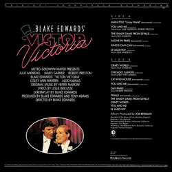 Victor Victoria Soundtrack (Leslie Bricusse, Original Cast, Henry Mancini) - CD Trasero