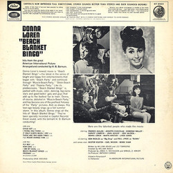 Beach Blanket Bingo Soundtrack (Donna Loren) - CD Trasero