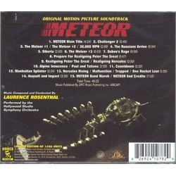 Meteor Soundtrack (Laurence Rosenthal) - CD Trasero