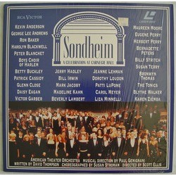 Sondheim: A Celebration at Carnegie Hall Soundtrack (Various Artists, Stephen Sondheim) - Cartula