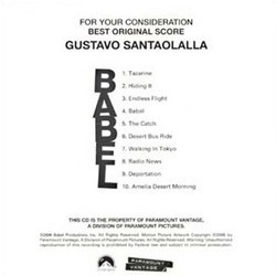 Babel Soundtrack (Gustavo Santaolalla) - Cartula