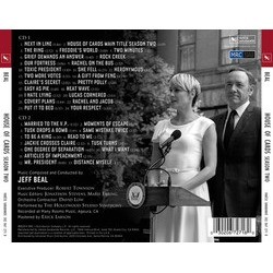House of Cards: Season 2 Soundtrack (Jeff Beal) - CD Trasero
