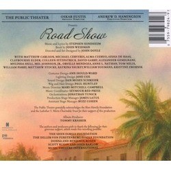Roadshow Soundtrack (Stephen Sondheim, Stephen Sondheim) - CD Trasero