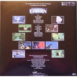 Das Letzte Einhorn Soundtrack (America , Jimmy Webb) - CD Trasero