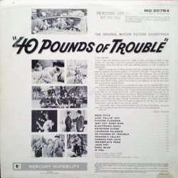 40 Pounds of Trouble Soundtrack (Mort Lindsey) - CD Trasero